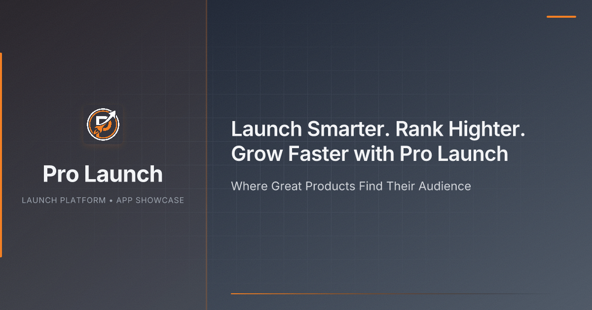 Pro Launch - Product Image