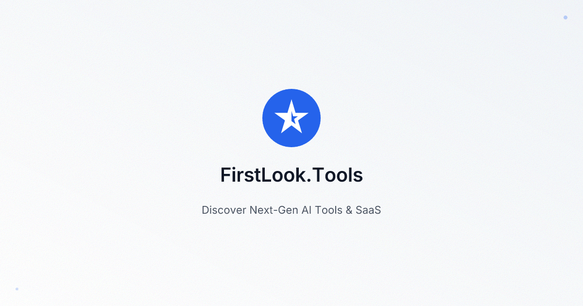 First Look - Product Image