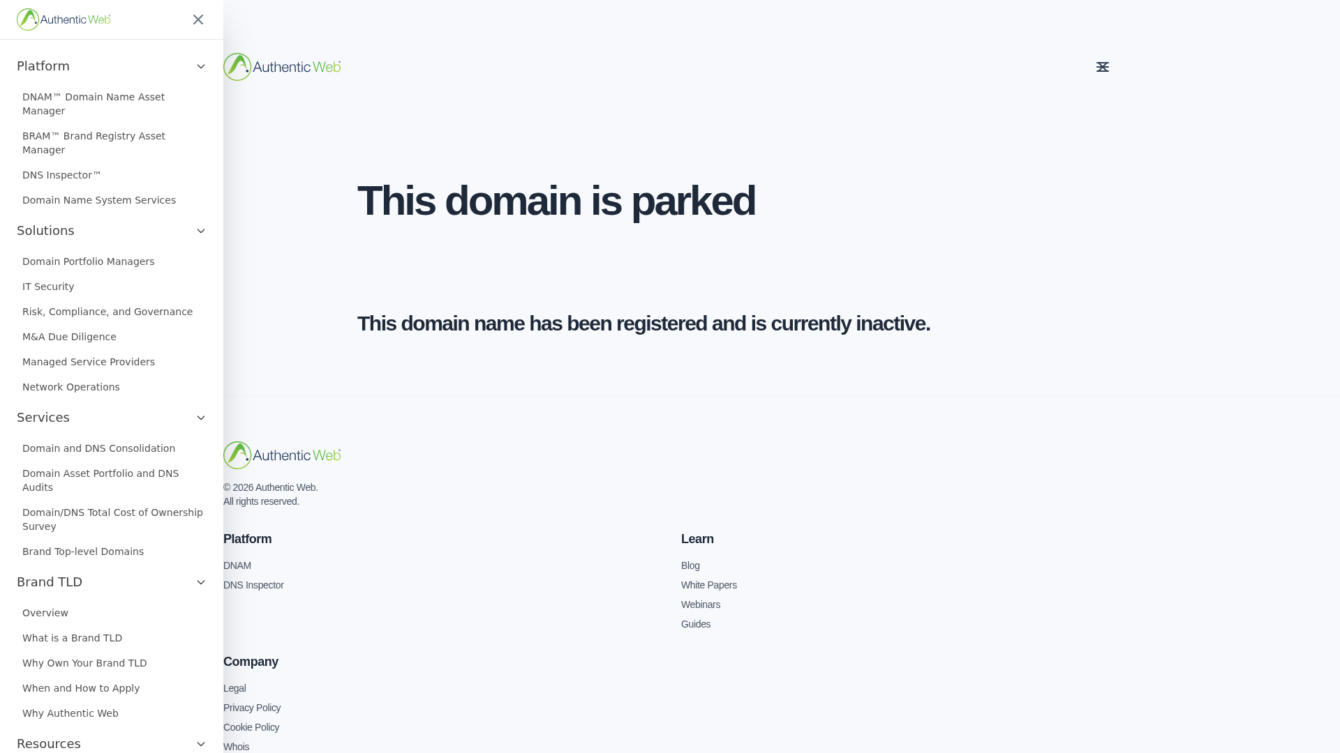 Authentic Web logo