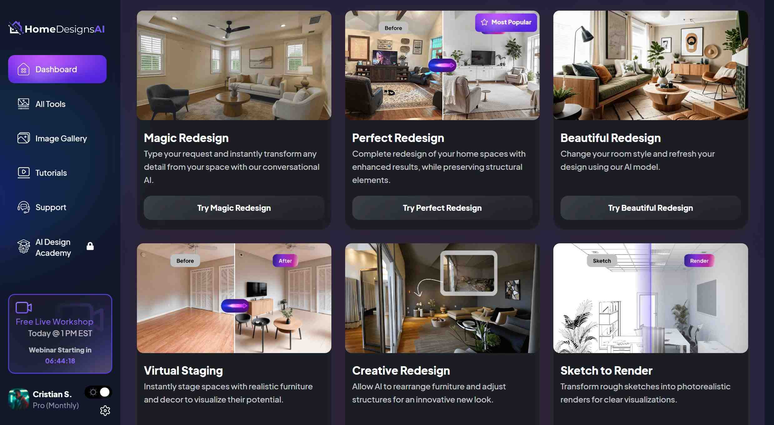 HomeDesignsAI - Product Image